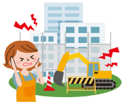 解体工事による騒音トラブルイメージ
